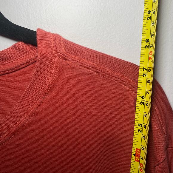 Life Is Good Men's size Medium Red Happy Pawlidays Dog Long Sleeve T-Shirt - Picture 7 of 8